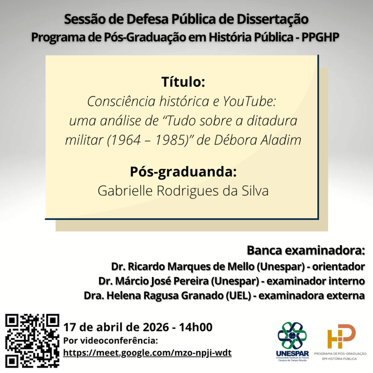 Defesa Pública de Dissertação PPGHP - Gabrielle Rodrigues.png
