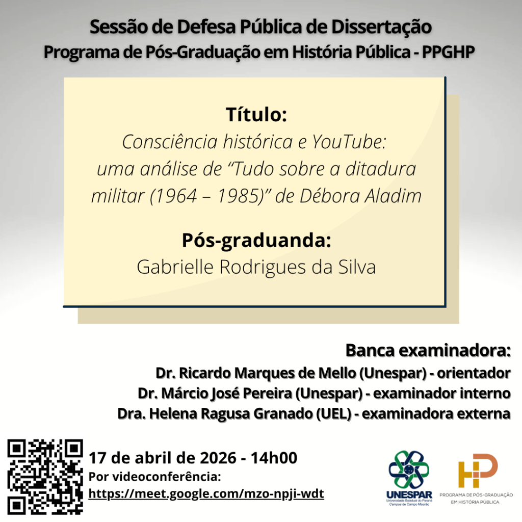 Defesa Pública de Dissertação PPGHP - Gabrielle Rodrigues.png